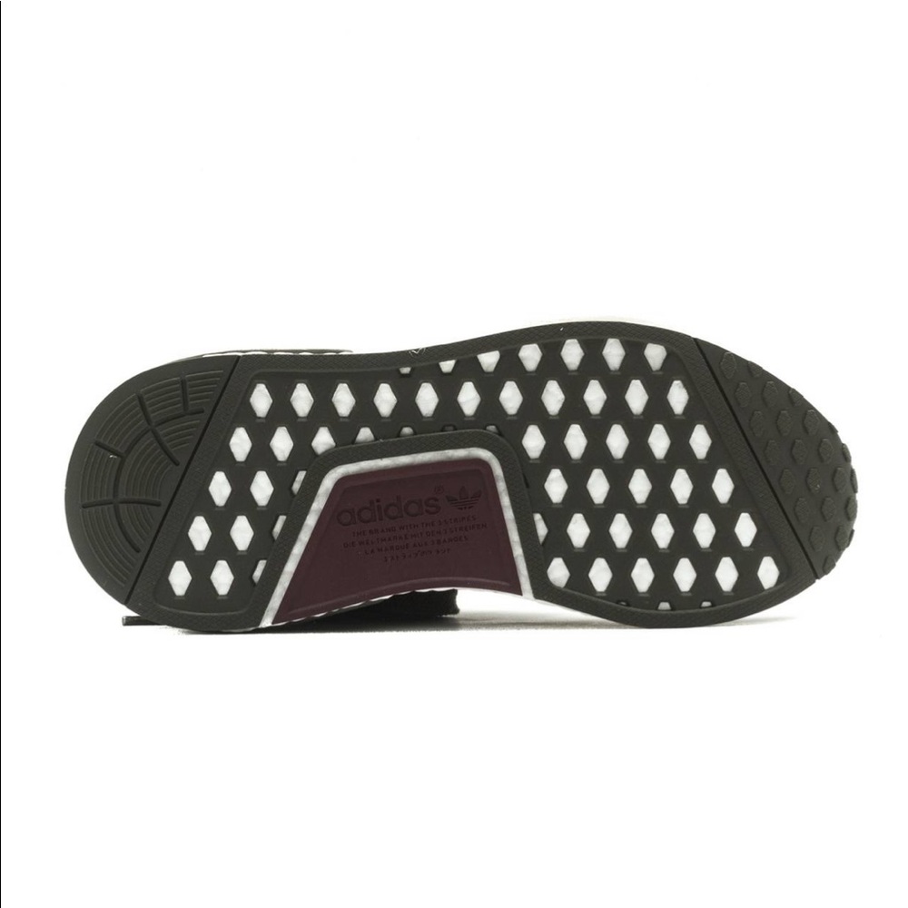 Adidas NMD_R1 Shoes in Olive Maroon - Picture 4 of 15
